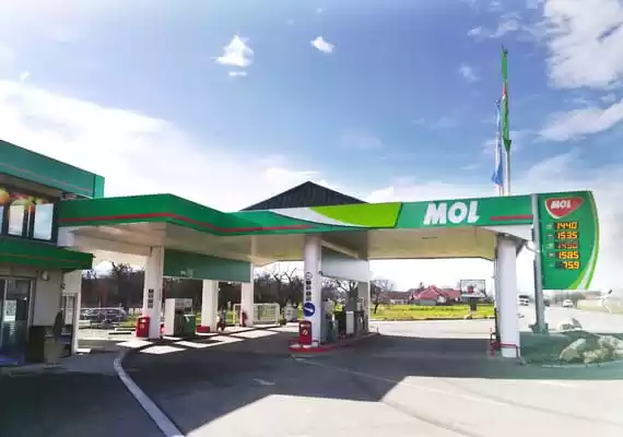 Benzinska pumpa MOL - Vrnjačka Banja, projekat firme Termotehnik iz Vrnjačke Banje