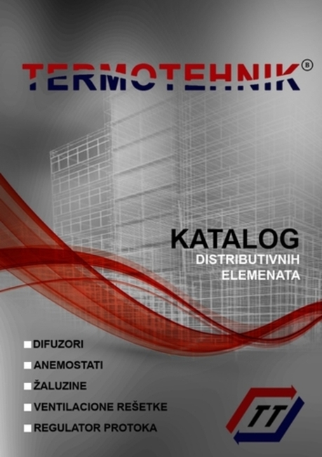 Katalog firme Termotehnik koja se bavi proizvodnjom distributivnih elemenata za sistemene klimatizacije.